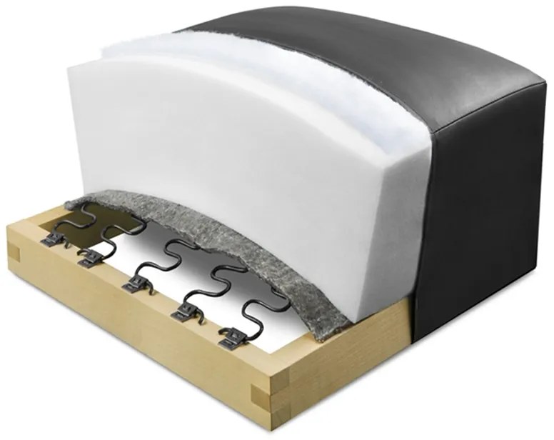 Rozkladacia rohová sedačka Lutario Mini ľavá - tmavosivá hydrofóbna pletenina Venice 2021