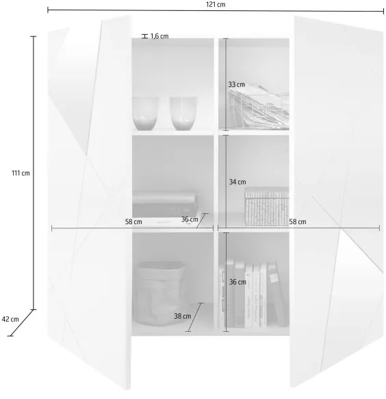 Komoda TAVRI v dekore dub Sonoma