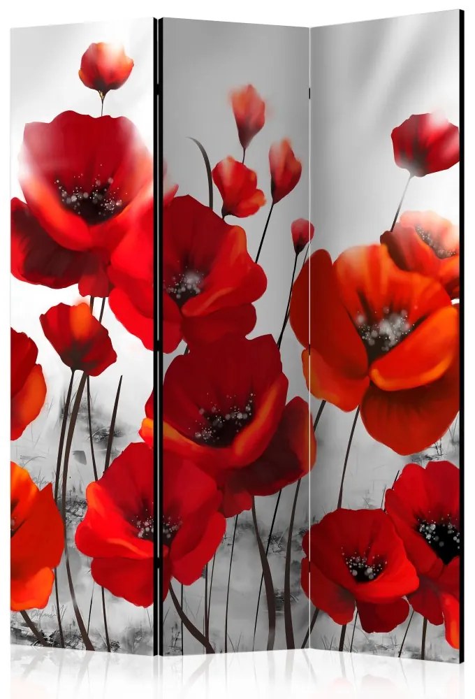 Artgeist Paraván - Poppies in the Moonlight [Room Dividers]