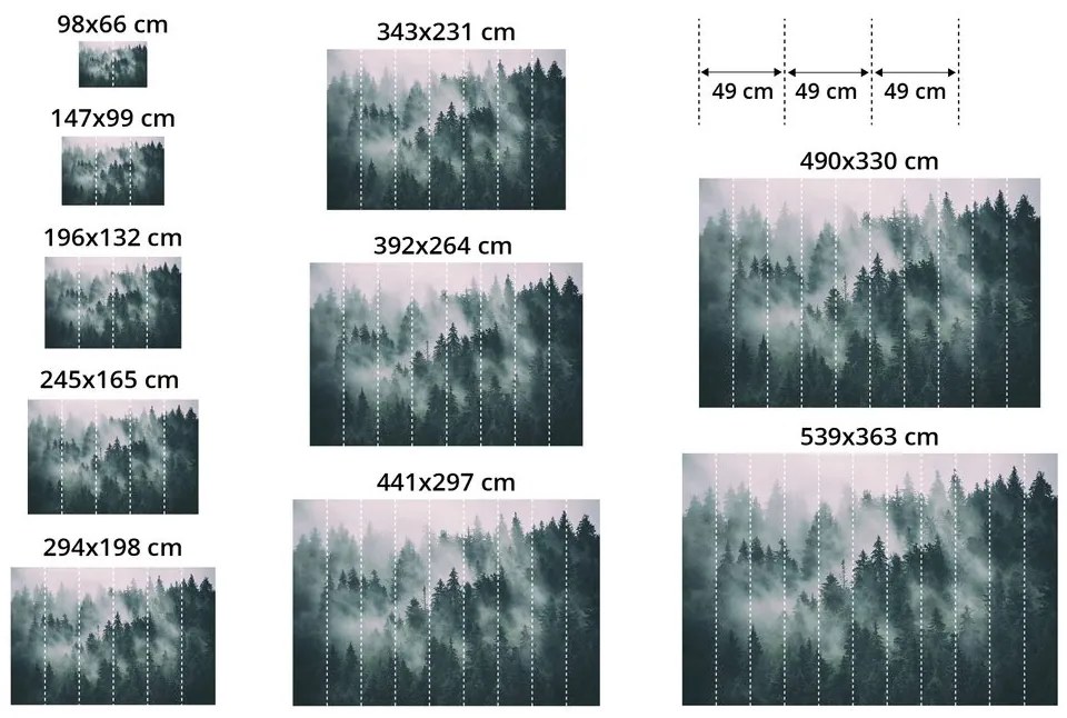 Samolepiaca fototapeta západ slnka na horách