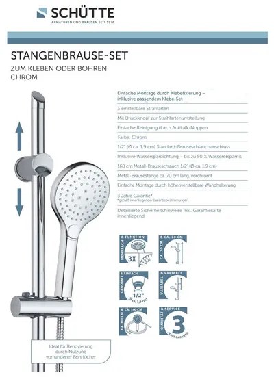 Schütte Sprchová tyč (100335891)