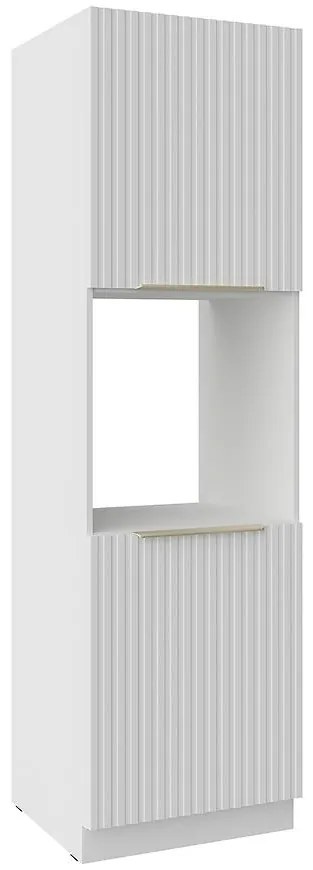 Kuchynská Skrinka Tuluza 60DP-210 2F biely mat lamel