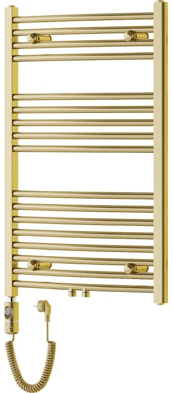 Mexen Ares, elektrické vykurovacie teleso 900 x 600 mm, 300 W, zlatá lesklá, W102-0900-600-2300-50