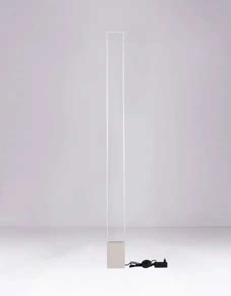 Moderná stojaca lampa Lithos Biela