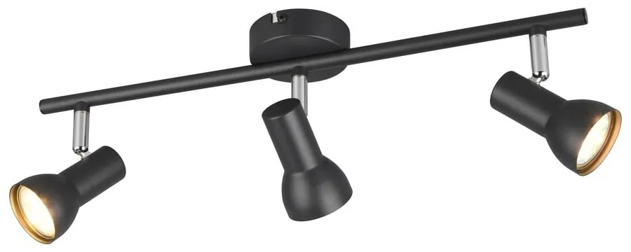 Čierne bodové svietidlo ø 8 cm Cantar – Reality