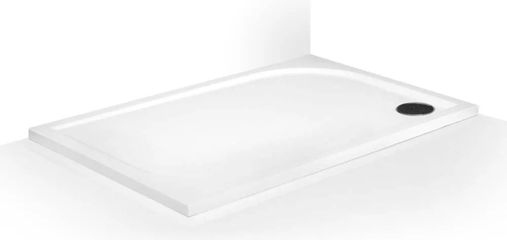 Roth Obdĺžniková sprchová vanička z liateho mramoru RECTAN-M ROTH-Variant: rozmery: 90x80 cm - (RECTAN-M 900x800 - 8000450)