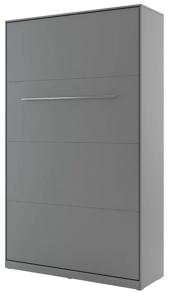 Sklápacia posteľ Concord Pro I, Farby: biely / biely lesk, Rozmer postele: 140x200