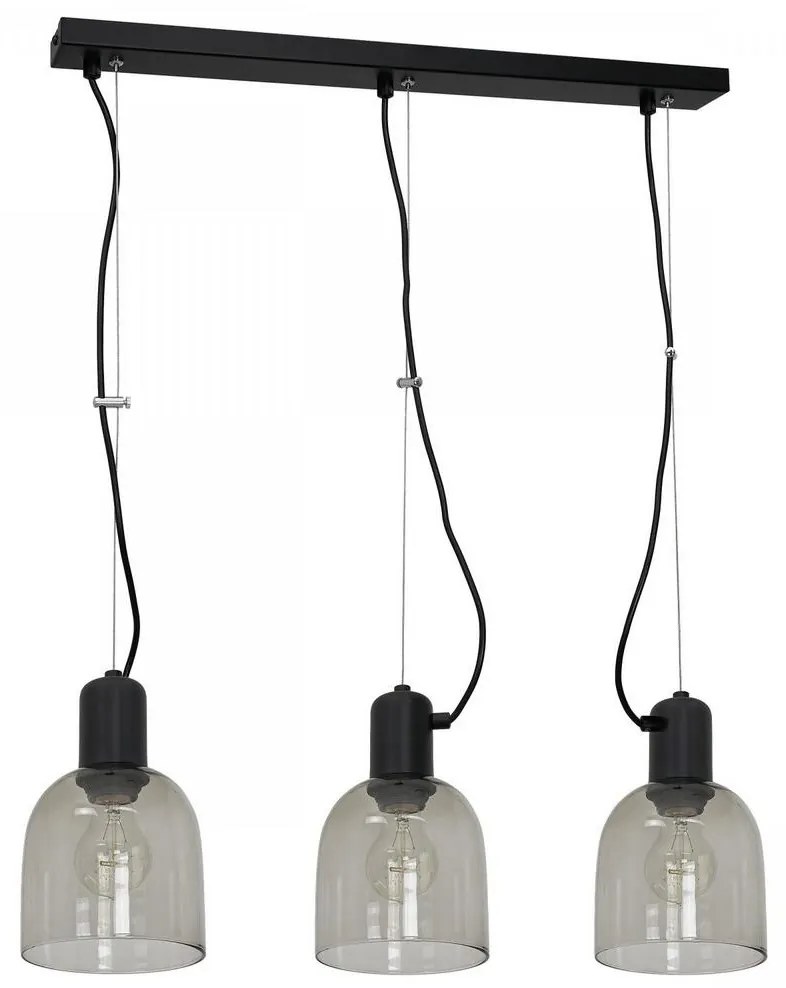 Luster na lanku BANCO 3xE27/60W/230V