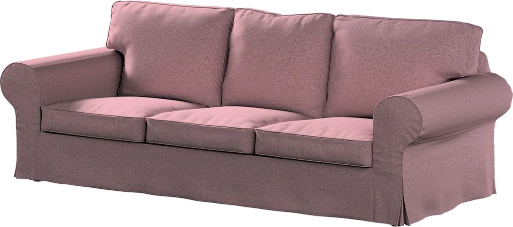 Poťah na sedačku Ektorp (nerozkladá sa, pre 3 osoby) farba produktu ružová látka zapletaná