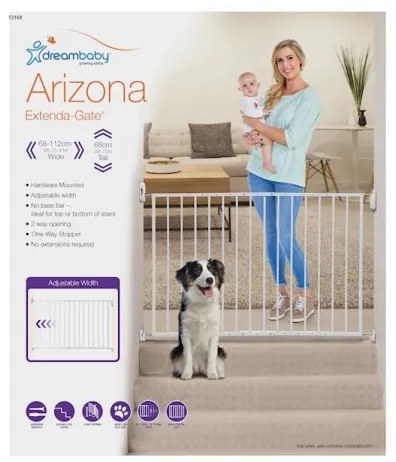 Dreambaby - Bezpečnostná zábrana ARIZONA 68-112 cm