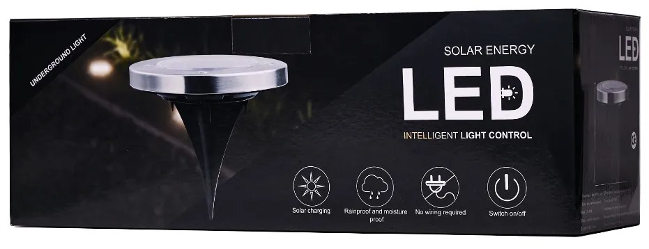 IKO Solárna záhradná lampa 12ks. LED