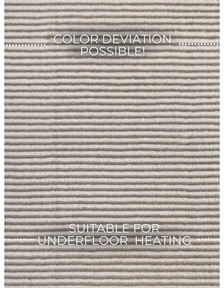 Sivo-krémový behúň 80x240 cm Perles Dolomite – Elle Decoration