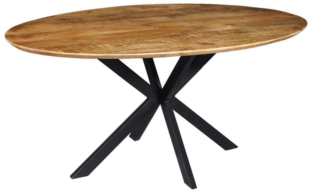 Jedálenský stôl z mangového dreva Bologna oválny 300x130 cm Mahom
