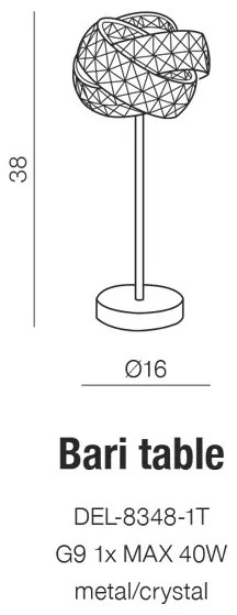 Azzardo stolná lampa BARI AZ2106