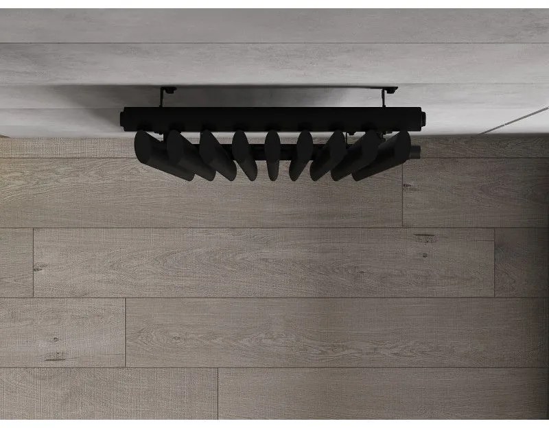 Mexen Atlanta, vykurovacie teleso 1500x460 mm, 894 W, čierna, W211-1500-460-00-70