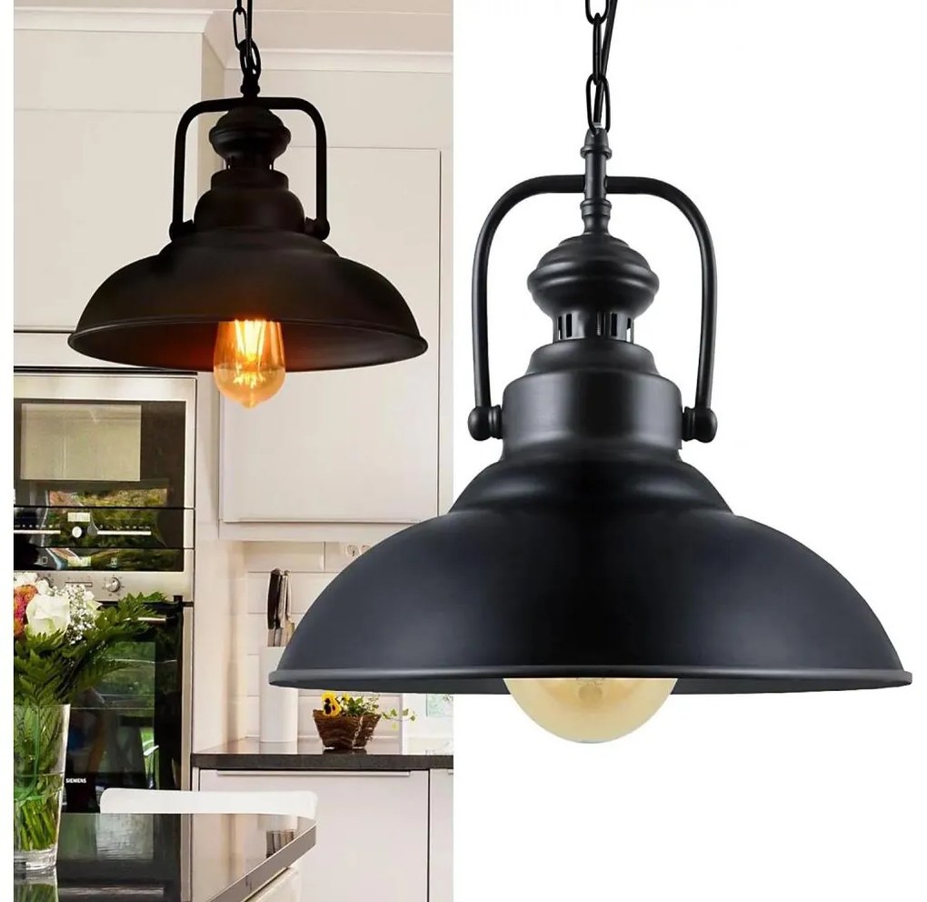 Luster na reťazi ICELAND 1xE27/20W/230V