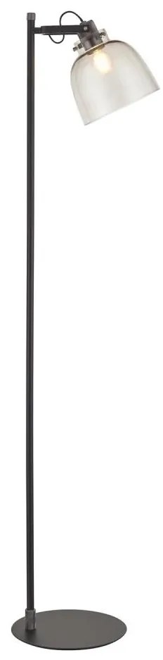 Endon 107013 - Stojacia lampa URBAN 1xE27/10W/230V čierna/dymová