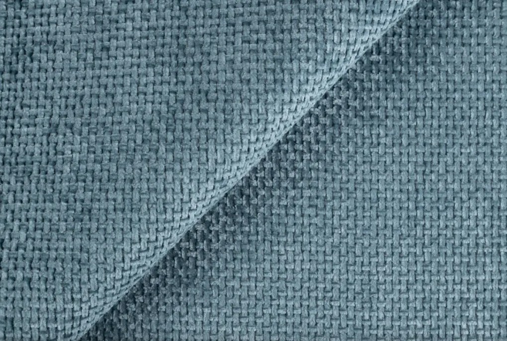 Posteľ Flamingo 180x200 cm, morská modrá štruktúrovaná tkanina