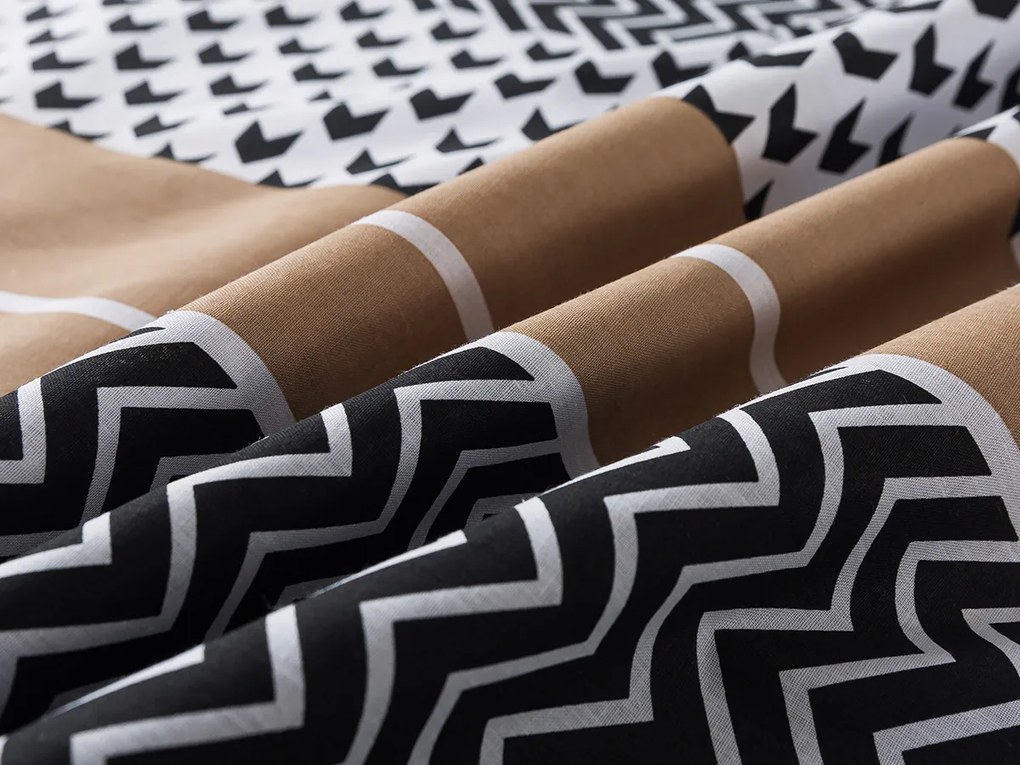 XPOSE® Predĺžené bavlnené obliečky ZIGO - béžové