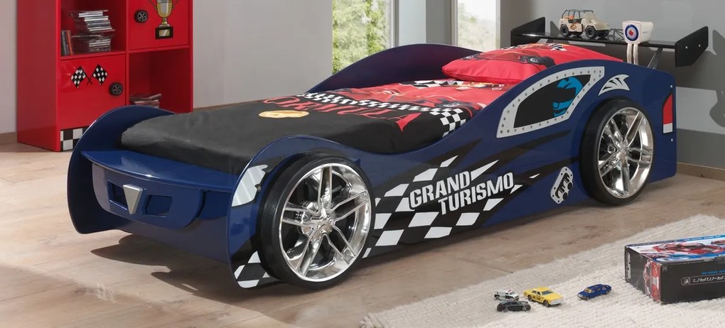 Detská posteľ auto Grand Turismo - modrá