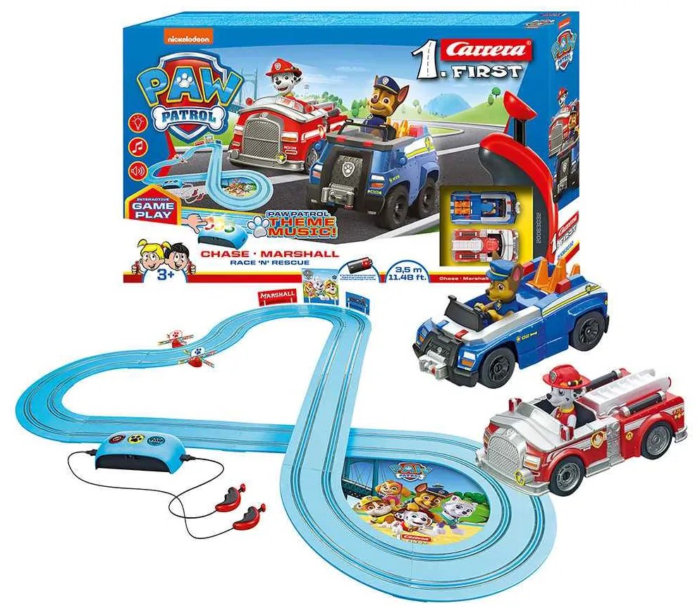 Carrera First Paw Patrol Autos Einzeln Autodráha Carrera First Paw Patrol Race 'N' Rescue 3,5 m | BIANO