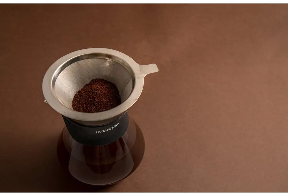 Prekvapkávač na kávu z borosilikátového skla s filtrom z nehrdzavejúcej ocele 0.4 l La Cafetiere - Kitchen Craft
