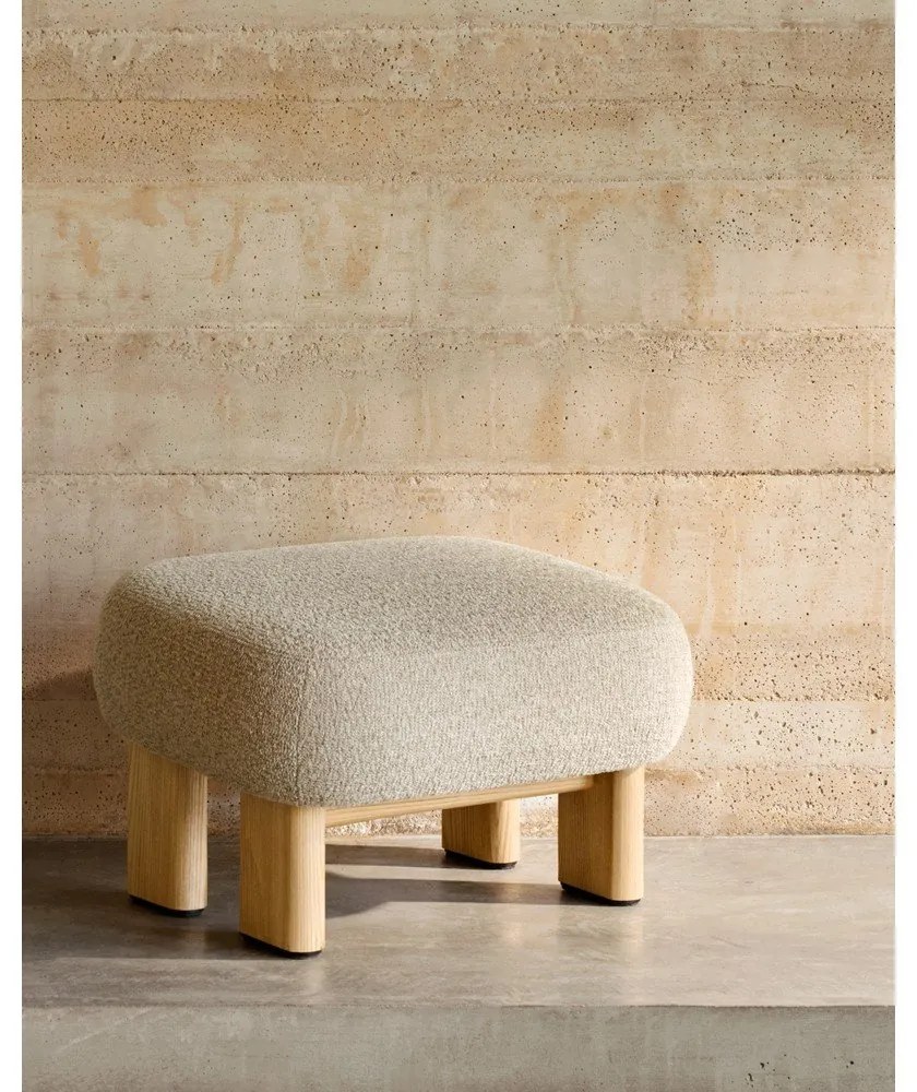 Béžová ženilková podnožka Nema – Kave Home