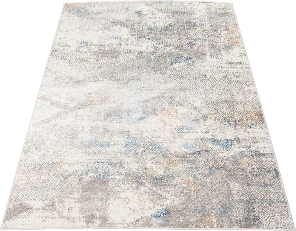 TA Koberec G500B BIELA/D_MODRÁ PORTLAND HIL Rozmer: 240x330 cm