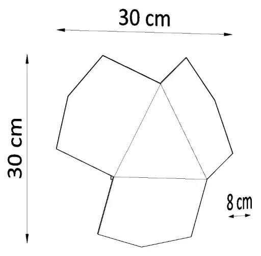 TRE Nástenné svetlo, čierna SL.0425 - Sollux