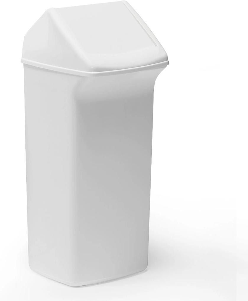 Odpadkový kôš na triedenie odpadu Alfred, 40 L, biely vrchnák