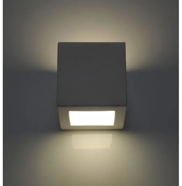 Sollux SL.0005 - Nástenné svietidlo LEO 1xE27/60W/230V biela
