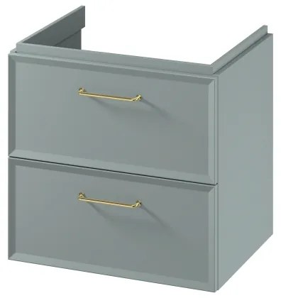 Cersanit S1021-003 - Závesná kúpeľňová skrinka pod umývadlo MILLE 60x45 cm mintová