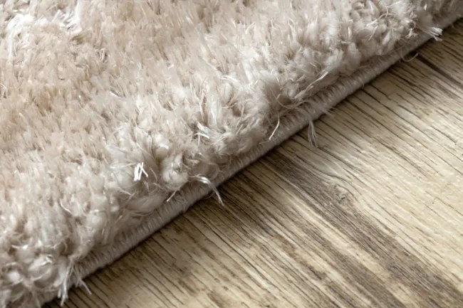 Koberec FLUFFY 2373 shaggy kratka, trellis - krém / antracit