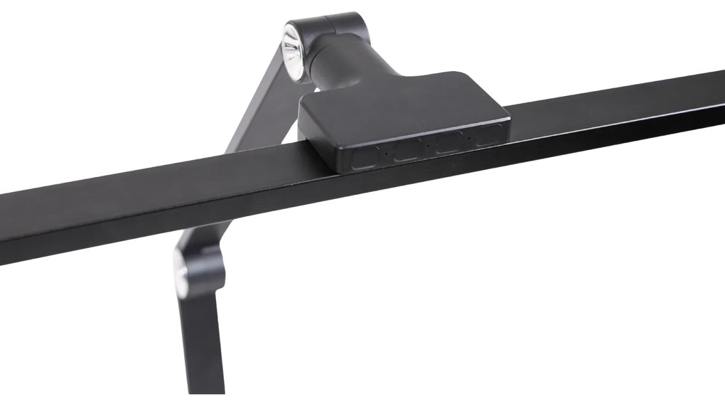 Stolná LED lampa CLARIO, svorka, diaľkové ovládanie