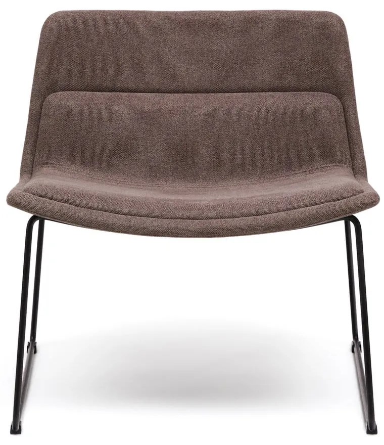 Hnedé kreslo Zahara – Kave Home