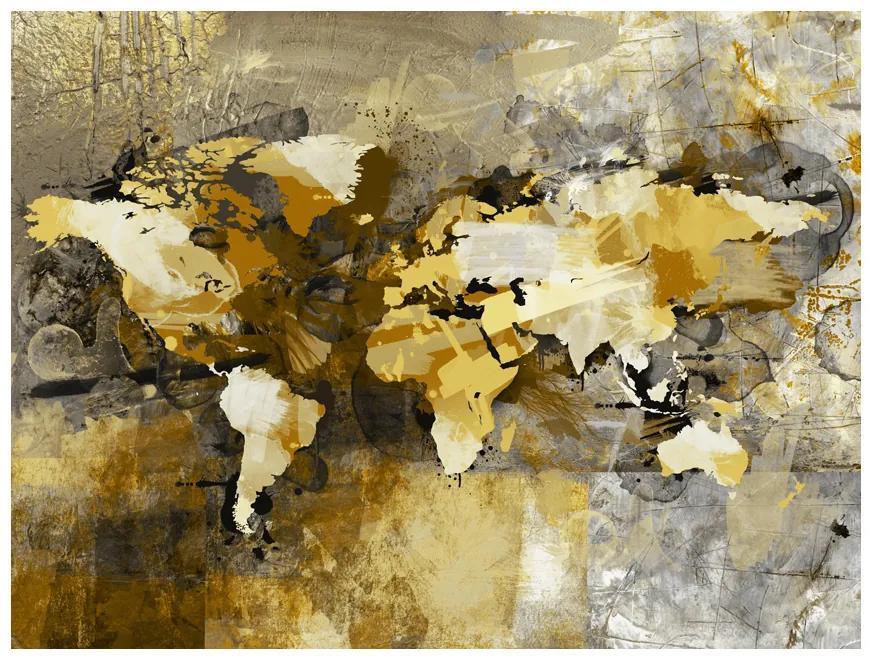 Artgeist Fototapeta - Artistic map of the World Veľkosť: 200x154, Verzia: Premium