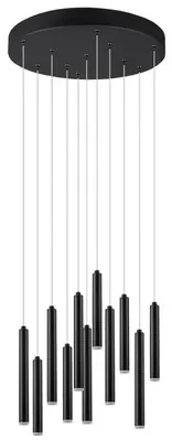 LED závesné osvetlenie Trio Tubular čierna TR 321691132