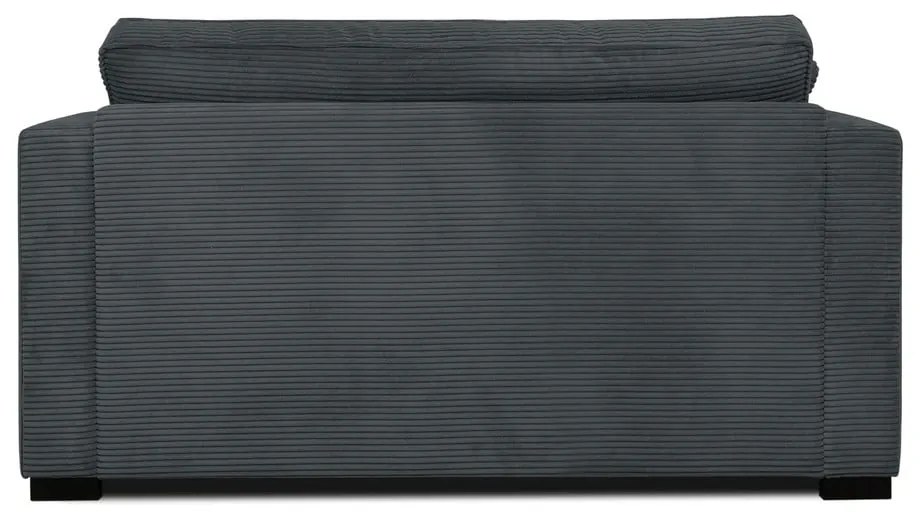 Sivá menčestrová pohovka 132 cm Mobby – Scandic