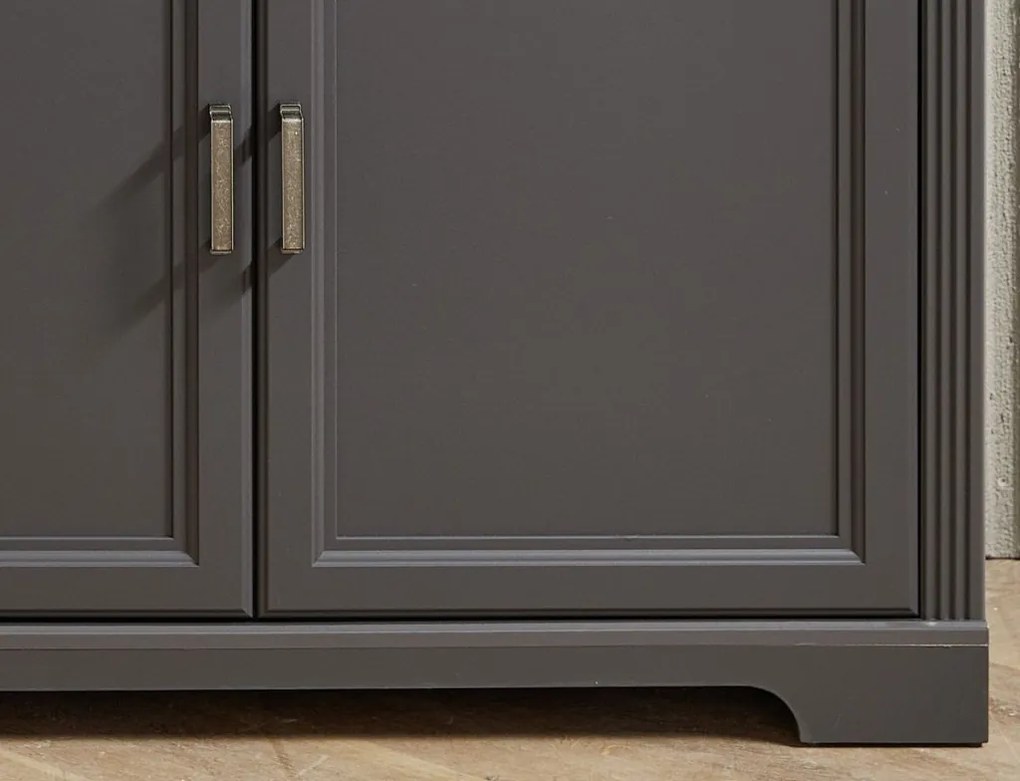 Komoda so zásuvkami Jasmin, grafit/dub