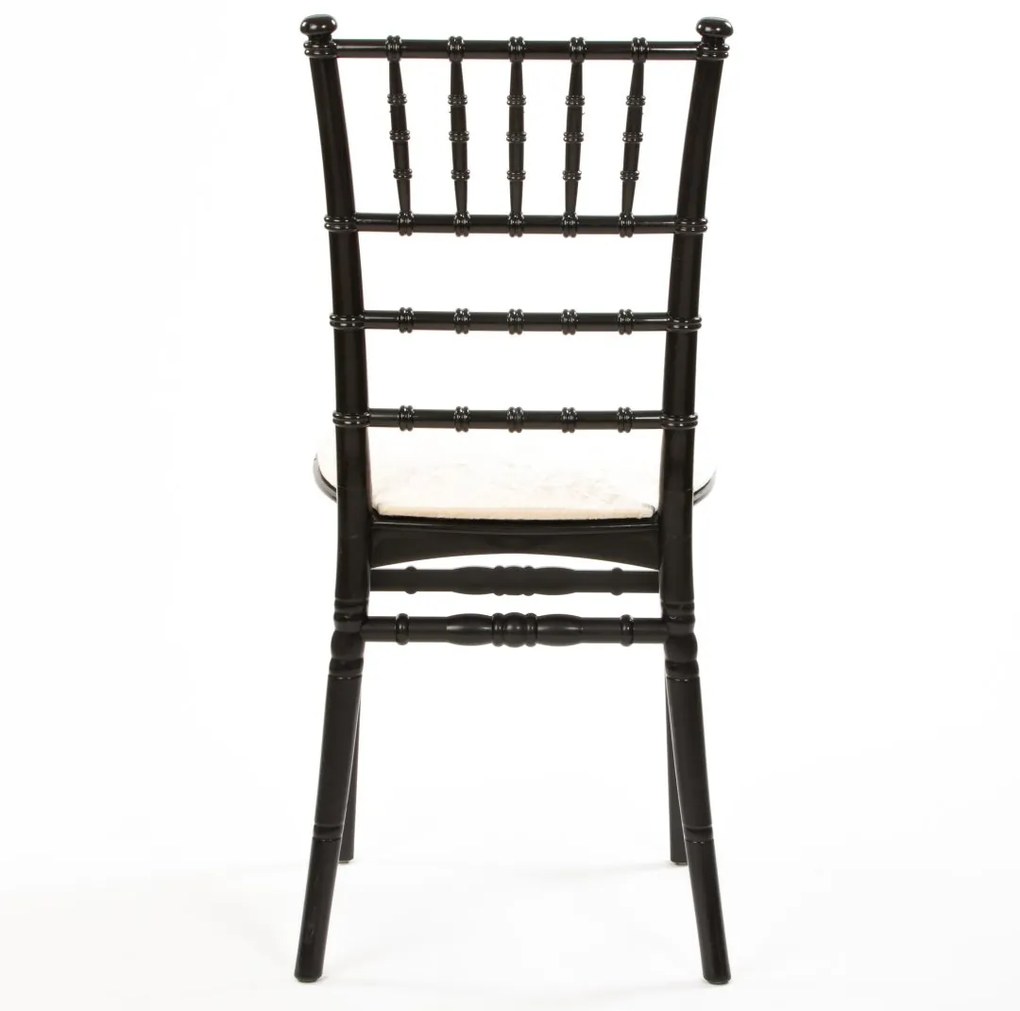 CHIAVARI PLASTIC BLACK PLASTOVÁ SVADOBNÁ STOLIČKA black