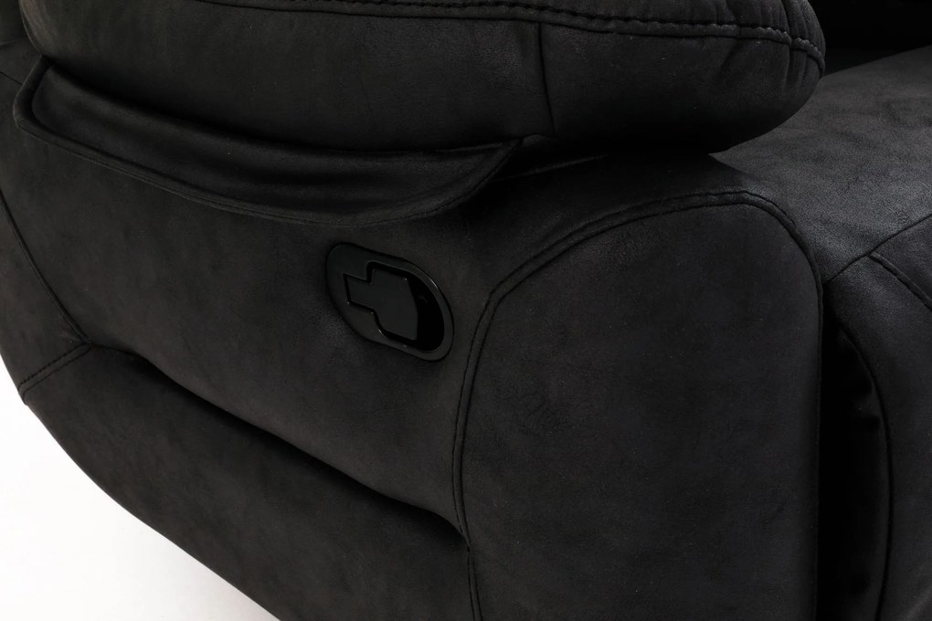 Polohovateľné kreslo Comforto M (čierna). Akcia -18%. Vlastná spoľahlivá doprava až k Vám domov. 1145375