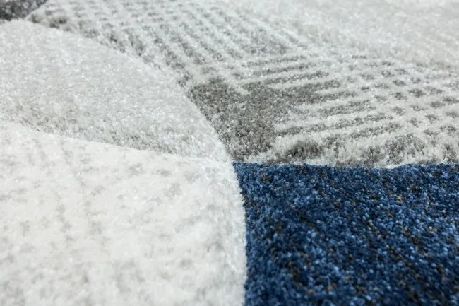 Koberec Kandy N390A sivý / modrý