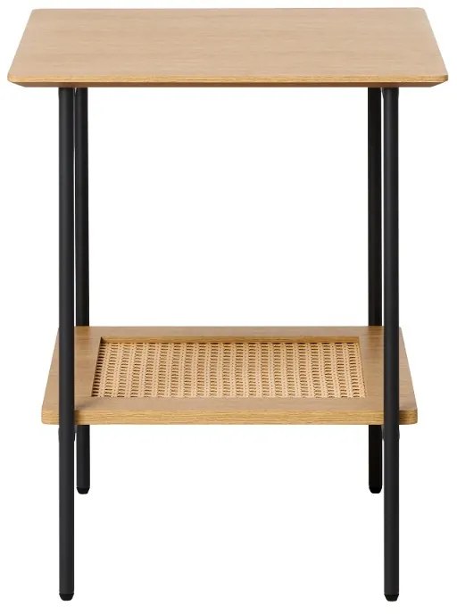 Dizajnový odkladací stolík Lakshmana II 45 cm prírodný dub