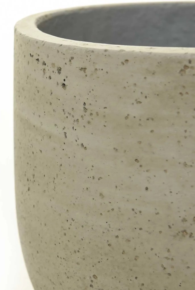 Izbový kvetináč CALDO, vláknocement, 25x22 cm, béžový