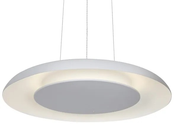 LED závesný luster na lanku PIATTINO LED/30W/230V 2700/3200/4000K priemer 40 cm biela