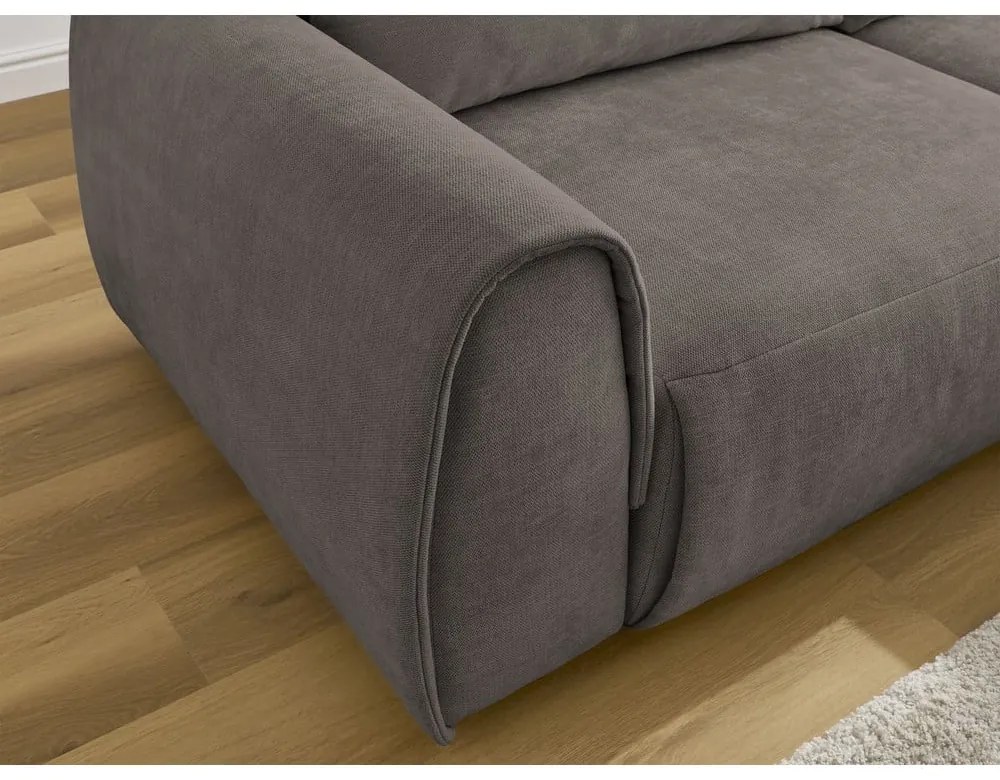 Hnedá rohová pohovka Aden – Bobochic Paris