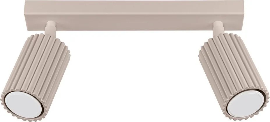 Taupe kovové bodové svietidlo 6,5x30 cm Gleam – Sollux