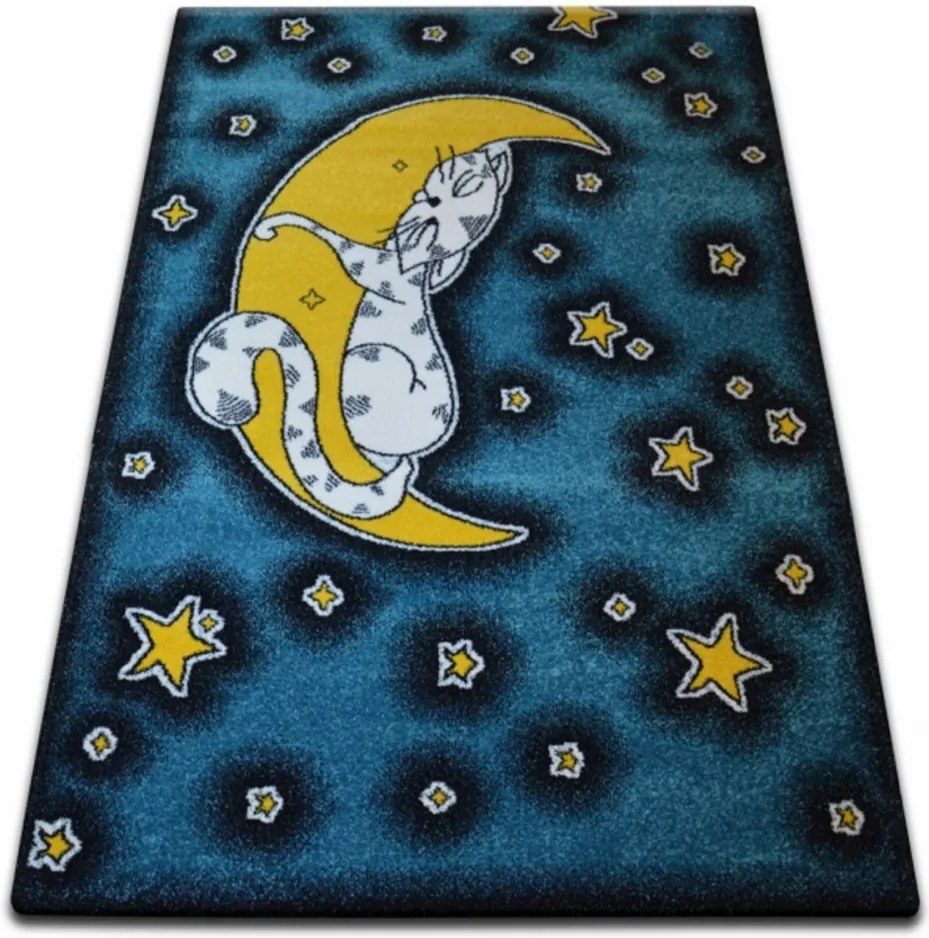 Detský kusový koberec Nočná obloha modrý, Velikosti 120x170cm