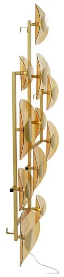 Mariposa Brass nástenná lampa zlatá 116x198cm