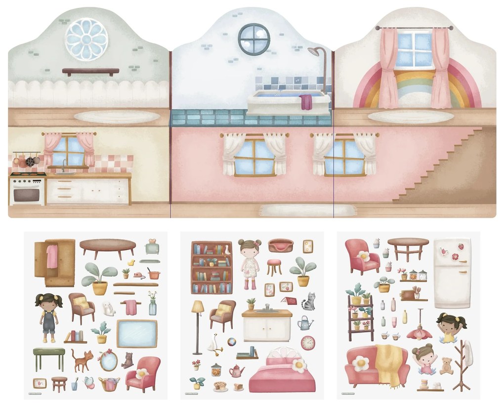 Knižka so samolepkami Dom Rosa